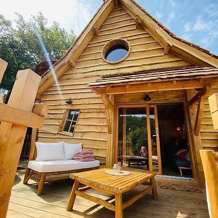 山林小屋 Lejardinzenduquistillic Saint-Guen